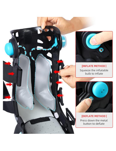 Botín Inflable Médico Shuyan Jiao para Esguince de Tobillo