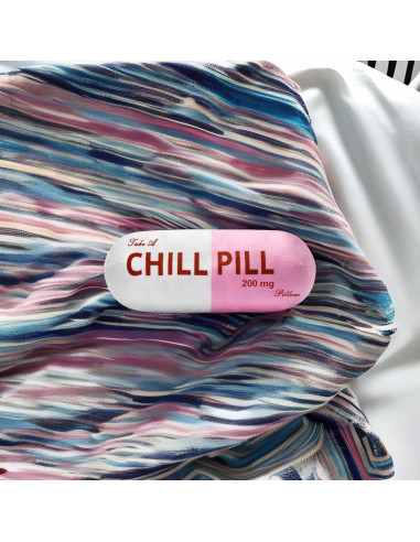Almohada Decorativa Chill Pill HZ MY Rosa Suave 43x22 cm