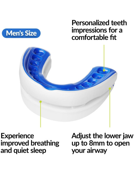 Dispositivo Anti-Ronquidos VitalSleep con Tapones para Oídos - Ajustable y Personalizable Dispositivo Anti-Ronquidos VitalSleep con Tapones para Oídos - Ajustable y Personalizable