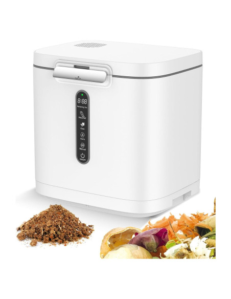 Compostador Eléctrico MERIOR 4L con Pantalla LED y Auto-Limpieza Compostador Eléctrico MERIOR 4L con Pantalla LED y Auto-Limpieza
