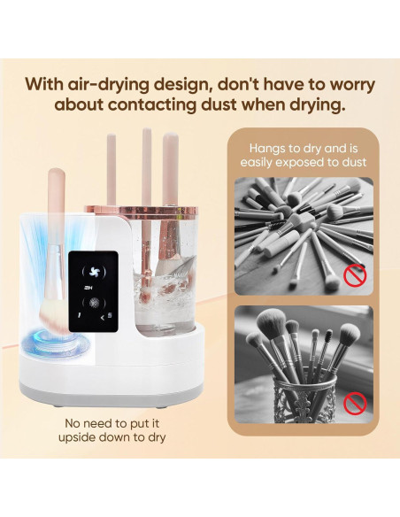 Limpiadora Eléctrica de Brochas Tayuzo 3 en 1 - Secado Rápido Limpiadora Eléctrica de Brochas Tayuzo 3 en 1 - Secado Rápido