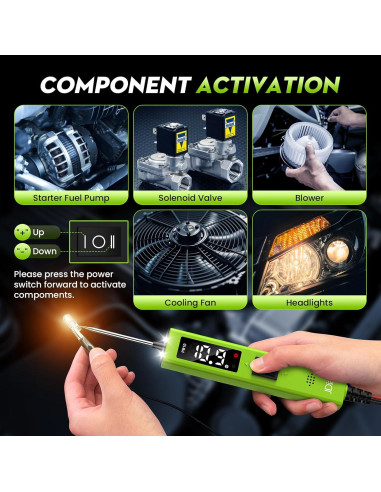 Probador de Circuitos Automotriz JDIAG PB10 0-80V Continuidad
