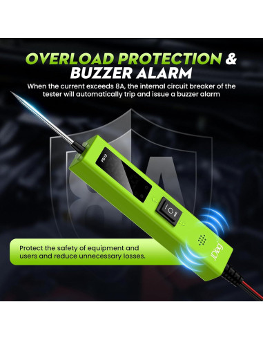 Probador de Circuitos Automotriz JDIAG PB10 0-80V Continuidad