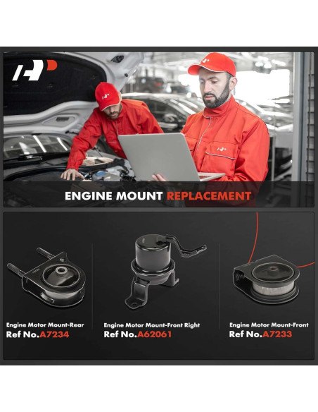 Kit de Soportes de Motor A-Premium 3 Piezas Toyota RAV4 2.0L Kit de Soportes de Motor A-Premium 3 Piezas Toyota RAV4 2.0L