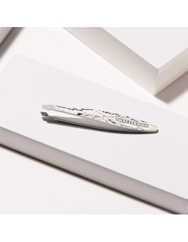 Pinzas Mini en Ángulo Tweezerman Patrón Mármol 17g