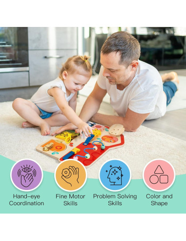 Tablero de Actividades Montessori Tookyland 40x30 cm