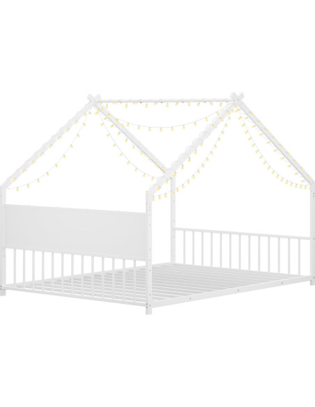 Cama Montessori Completa Bellemave con Luz LED RGB y Listones Cama Montessori Completa Bellemave con Luz LED RGB y Listones