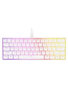 Teclado Mecánico Corsair K65 RGB MINI 60% Blanco - Cherry MX Speed