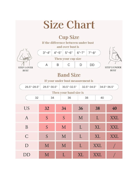 Sujetador Push Up Inalámbrico para Mujeres Sin Aros Rosa M Sujetador Push Up Inalámbrico para Mujeres Sin Aros Rosa M