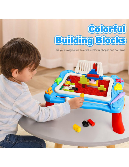 Pizarra Magnética TOY Life para Niños - Doodle y Bloques Pizarra Magnética TOY Life para Niños - Doodle y Bloques