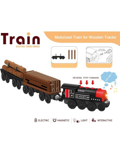 Tren Motorizado May & Z 3 Piezas para Niños 3+ Años 2