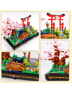 Conjunto de Construcción Bonsái Sakura 1286 PCS B&LHCX 2