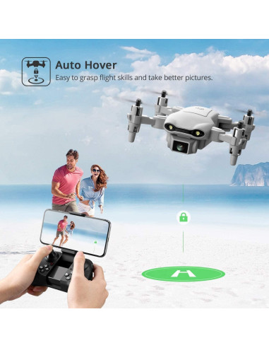 Drone Mini DRONEEYE 4DV9 HD 1080P con 3 baterías