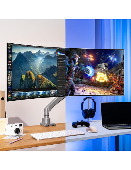 Soporte de Monitor AVLT para Pantallas de 17 a 57" Gris Soporte de Monitor AVLT para Pantallas de 17 a 57" Gris