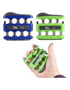 Fortalecedor de Dedos R&L 2 Paquete con 3 Niveles de Resistencia