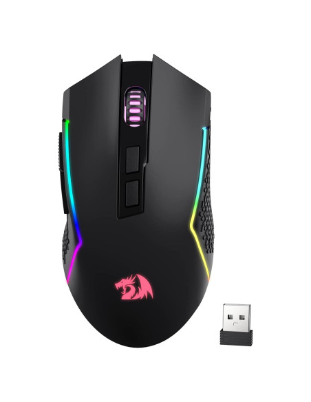 Ratón Gaming Inalámbrico Redragon M693, 8000 DPI, Rosa Ratón Gaming Inalámbrico Redragon M693, 8000 DPI, Rosa