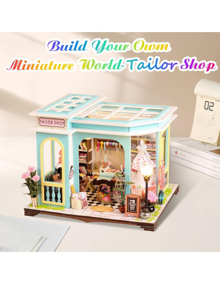 Kit Casa Miniatura DIY Taller de Sastre Lovelyhome Kit Casa Miniatura DIY Taller de Sastre Lovelyhome