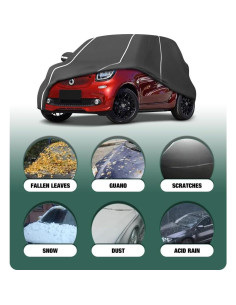 Cubierta de Coche BERKSYDE para Smart Fortwo 2007-2022 2
