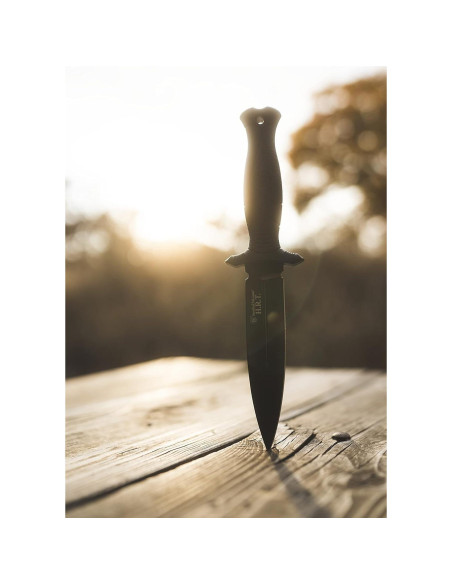 Cuchillo Fijo Smith & Wesson HRT 5.5" Acero Inoxidable Negro Cuchillo Fijo Smith & Wesson HRT 5.5" Acero Inoxidable Negro