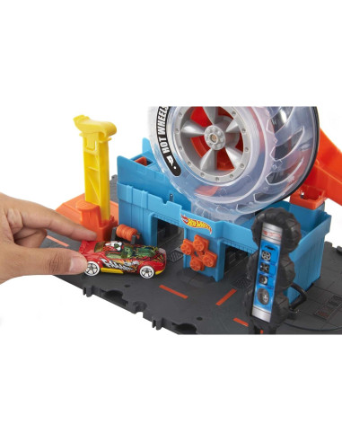 Juego de construcción Hot Wheels City Taller de Neumáticos