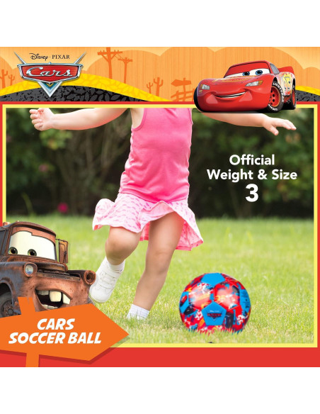Balón de Fútbol Capelli Sport Disney Pixar Cars Tamaño 3 Balón de Fútbol Capelli Sport Disney Pixar Cars Tamaño 3