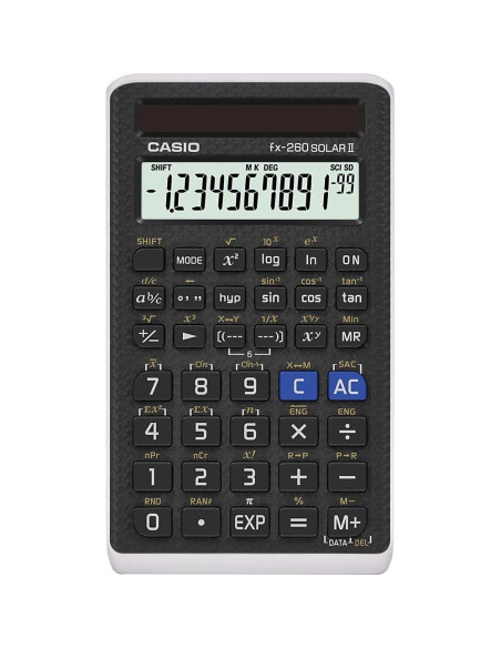 Calculadora Científica Casio fx-260 Solar II 10+2 Dígitos Calculadora Científica Casio fx-260 Solar II 10+2 Dígitos