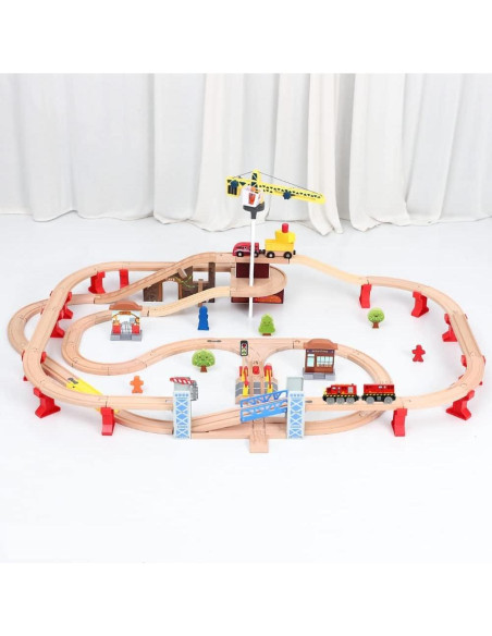 Tren Locomotora a Batería May & Z para Pista de Madera Tren Locomotora a Batería May & Z para Pista de Madera