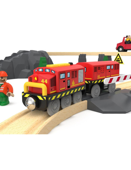 Tren Locomotora a Batería May & Z para Pista de Madera Tren Locomotora a Batería May & Z para Pista de Madera