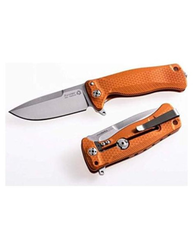 Cuchillo Lion Steel SR22 Framelock Naranja 17.99 cm