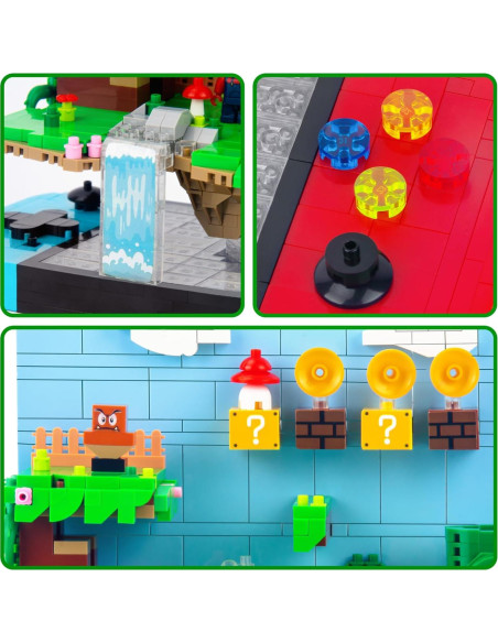 Juego de Construcción Vziimo 1256 Piezas 3D para Niños 8+ Juego de Construcción Vziimo 1256 Piezas 3D para Niños 8+