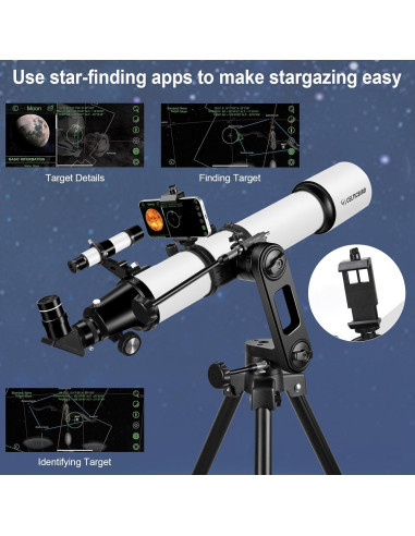 Telescopio Refractor Celticbird 90mm 700mm para Astronomía
