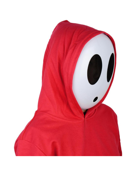 Máscara Monisorly Shy Guy Blanca de Halloween para Disfraz Máscara Monisorly Shy Guy Blanca de Halloween para Disfraz