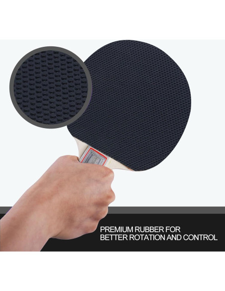 Set de Palas de Ping Pong WIn SPORTS con 6 Pelotas Set de Palas de Ping Pong WIn SPORTS con 6 Pelotas