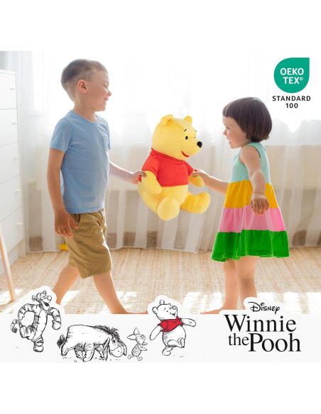 Almohada Amiga Winnie The Pooh Jay Franco 40 cm Suave Almohada Amiga Winnie The Pooh Jay Franco 40 cm Suave