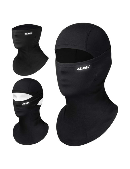 Máscara Facial Balaclava ILM FM01 para Motocicleta Negra Máscara Facial Balaclava ILM FM01 para Motocicleta Negra