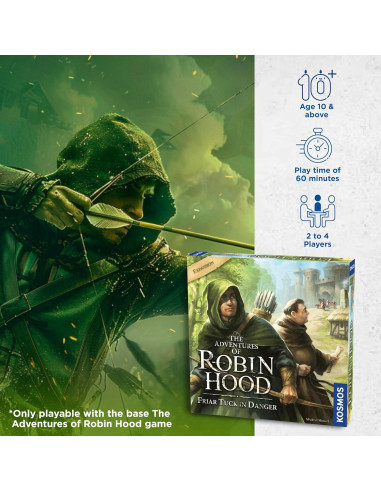 Expansión Las Aventuras de Robin Hood Hermano Tuck 2-4 Jugadores