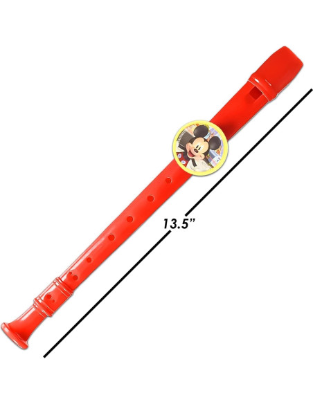 Conjunto Flauta y Pandereta Mickey Mouse Disney - 2 Piezas Conjunto Flauta y Pandereta Mickey Mouse Disney - 2 Piezas