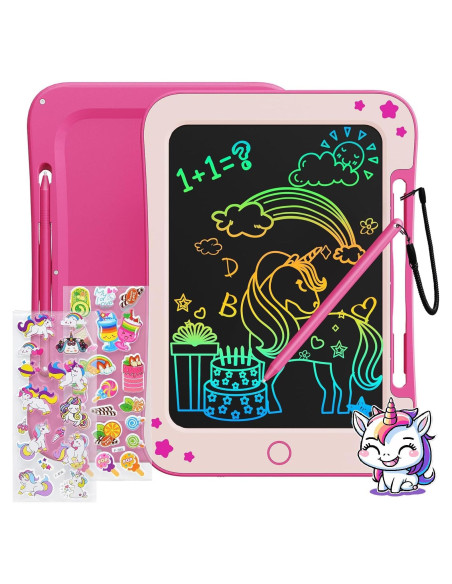 Tableta de Escritura LCD TEKFUN 21.6 cm Rosa para Niños Tableta de Escritura LCD TEKFUN 21.6 cm Rosa para Niños