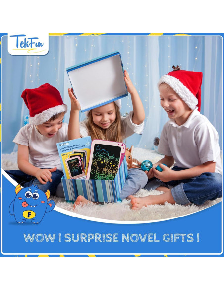 Tableta de Escritura LCD TEKFUN 21.6 cm Rosa para Niños Tableta de Escritura LCD TEKFUN 21.6 cm Rosa para Niños