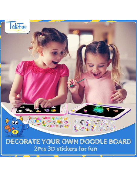 Tableta de Escritura LCD TEKFUN 21.6 cm Rosa para Niños Tableta de Escritura LCD TEKFUN 21.6 cm Rosa para Niños