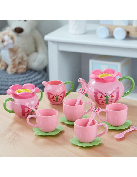 Juego de té temático mariposa Melissa & Doug 15 piezas Juego de té temático mariposa Melissa & Doug 15 piezas