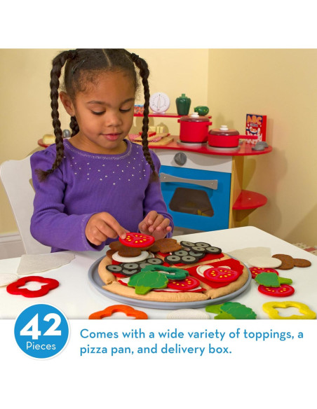 Conjunto de Comida de Juguete Pizza Melissa & Doug 40 Piezas Conjunto de Comida de Juguete Pizza Melissa & Doug 40 Piezas