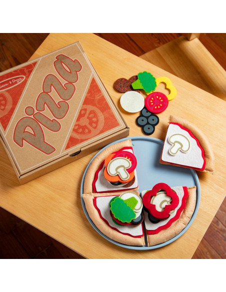 Conjunto de Comida de Juguete Pizza Melissa & Doug 40 Piezas Conjunto de Comida de Juguete Pizza Melissa & Doug 40 Piezas