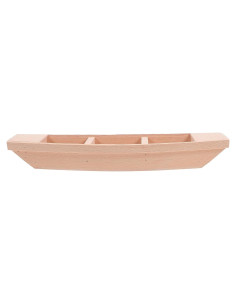 Modelo de barco de madera TOYANDONA 20x5.5x3cm para niños