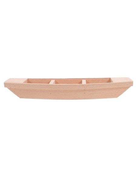Modelo de barco de madera TOYANDONA 20x5.5x3cm para niños Modelo de barco de madera TOYANDONA 20x5.5x3cm para niños