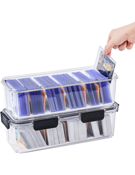 Caja de Almacenamiento DEEIF para Toploaders 2 Paquete 330 Cargas Caja de Almacenamiento DEEIF para Toploaders 2 Paquete 330 Cargas
