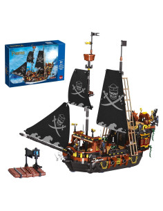 Juego de Construcción Barco Pirata PQKIE 1328 Piezas
