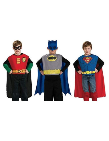Conjunto de Disfraces de Superhéroes DC Rubies para Niños