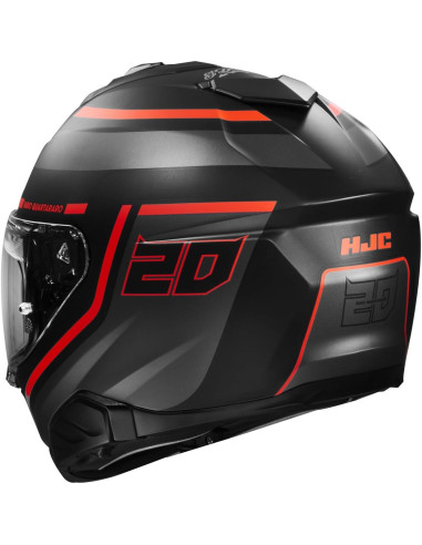 Casco Integral HJC i71 FQ20 Rojo 2XL con Visera UV