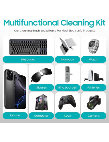 Kit de Limpieza de Pantallas Maxuni 23 en 1 para Laptop y Teléfono